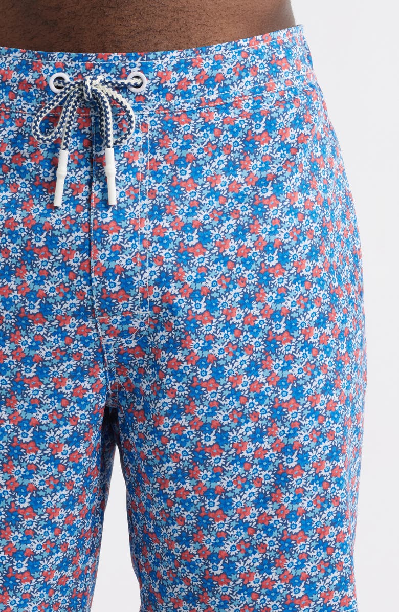 johnnie-O Freesia Swim Trunks, Alternate, color, Navy