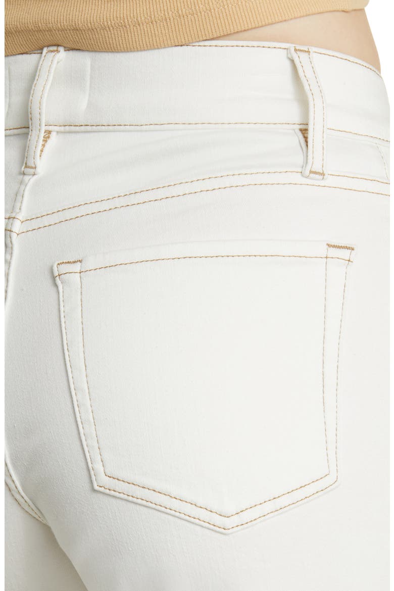 Le Palazzo Raw Hem Crop Wide Leg Jeans, Alternate, color, AU NATURAL CLEAN