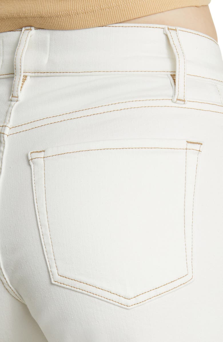 FRAME Le Palazzo Raw Hem Crop Wide Leg Jeans, Alternate, color, Au Natural Clean