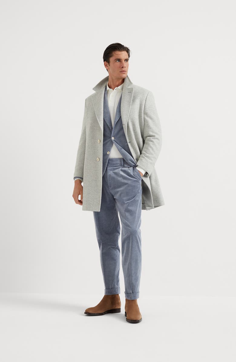 Brunello Cucinelli Polo-style sweater, Alternate, color, 