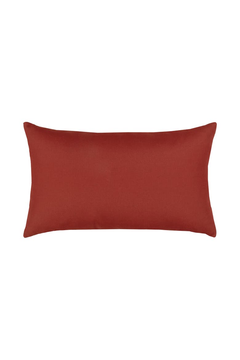 Basketweave Hand Woven Indoor & Outdoor Accent Pillow, Alternate, color, Rouge