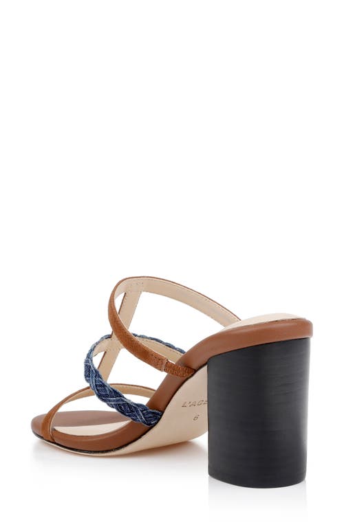 L Agence L'agence Heromin Slide Sandal In Cognac Suede