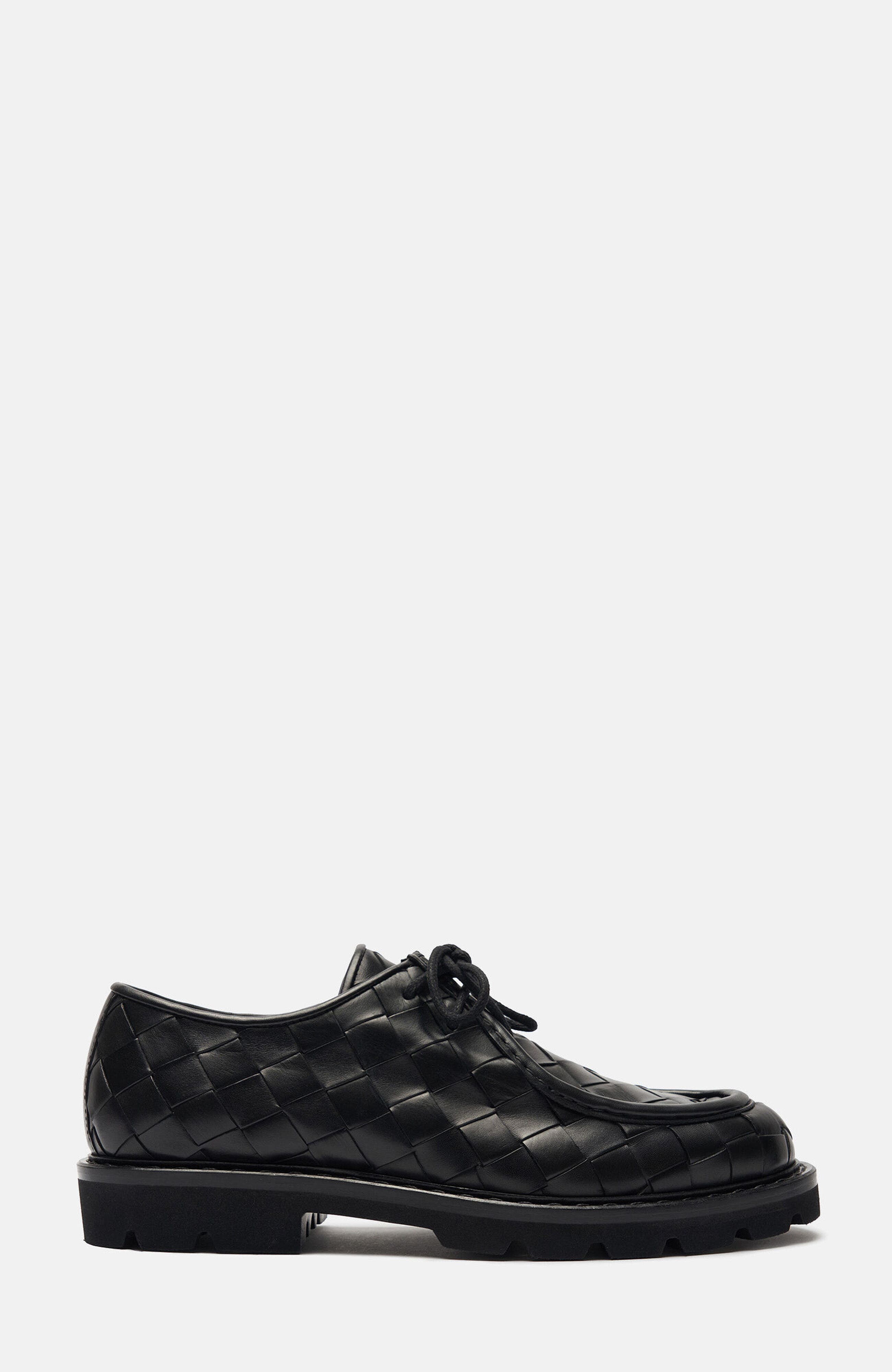 Damiano Derbies, Alternate, color, Black - Calf Woven