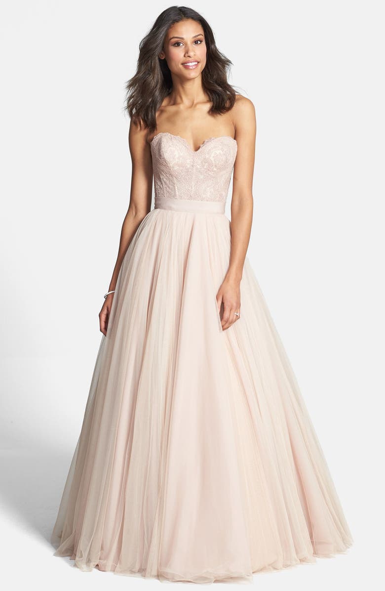 Watters Ahsan Tulle Skirt, Alternate, color, 