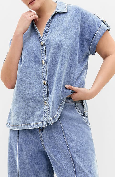Tilly Cotton Denim Shirt