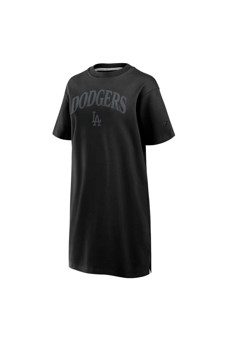 Women's Fanatics Black Los Angeles Dodgers Elements Cotton Dress, Alternate, color, Black