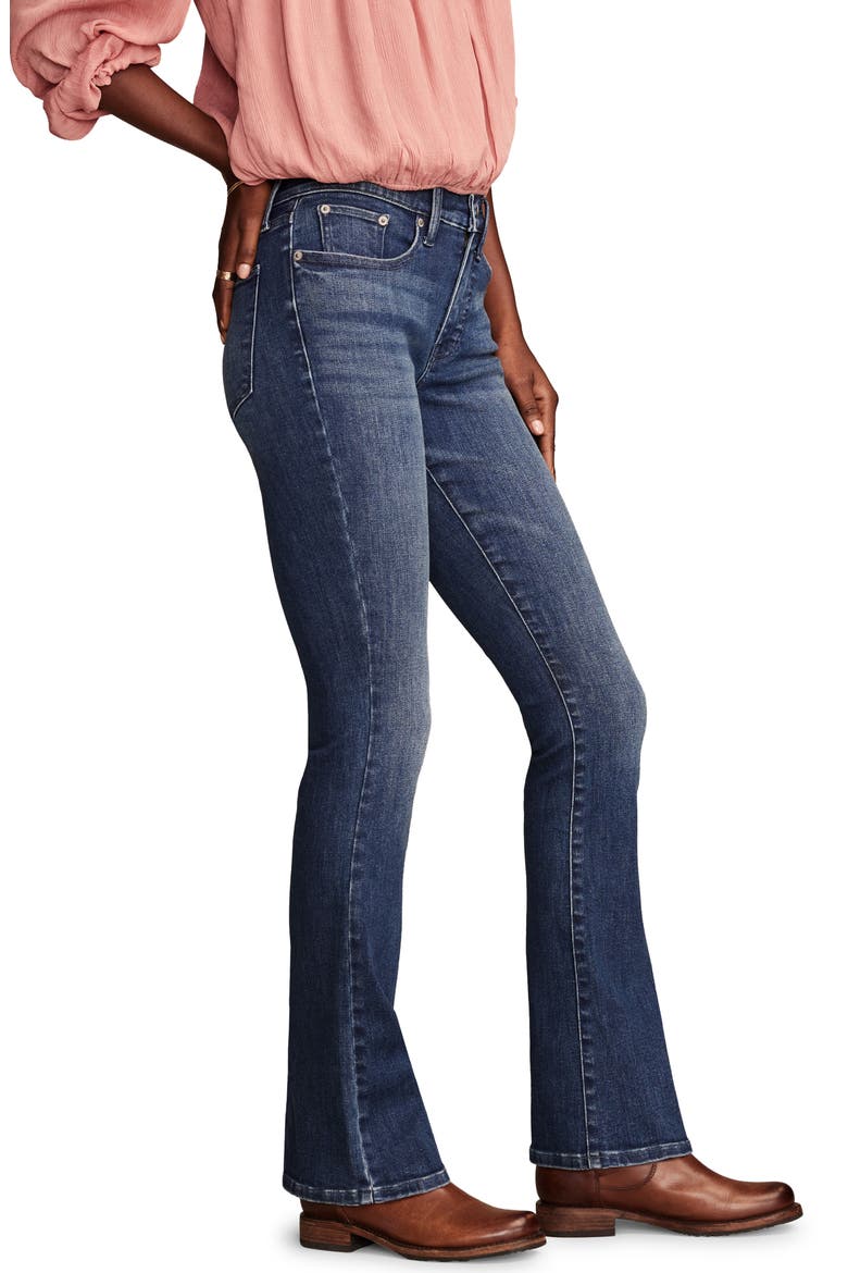 Stevie High Waist Mini Bootcut Jeans, Alternate, color, TRAIL MIX