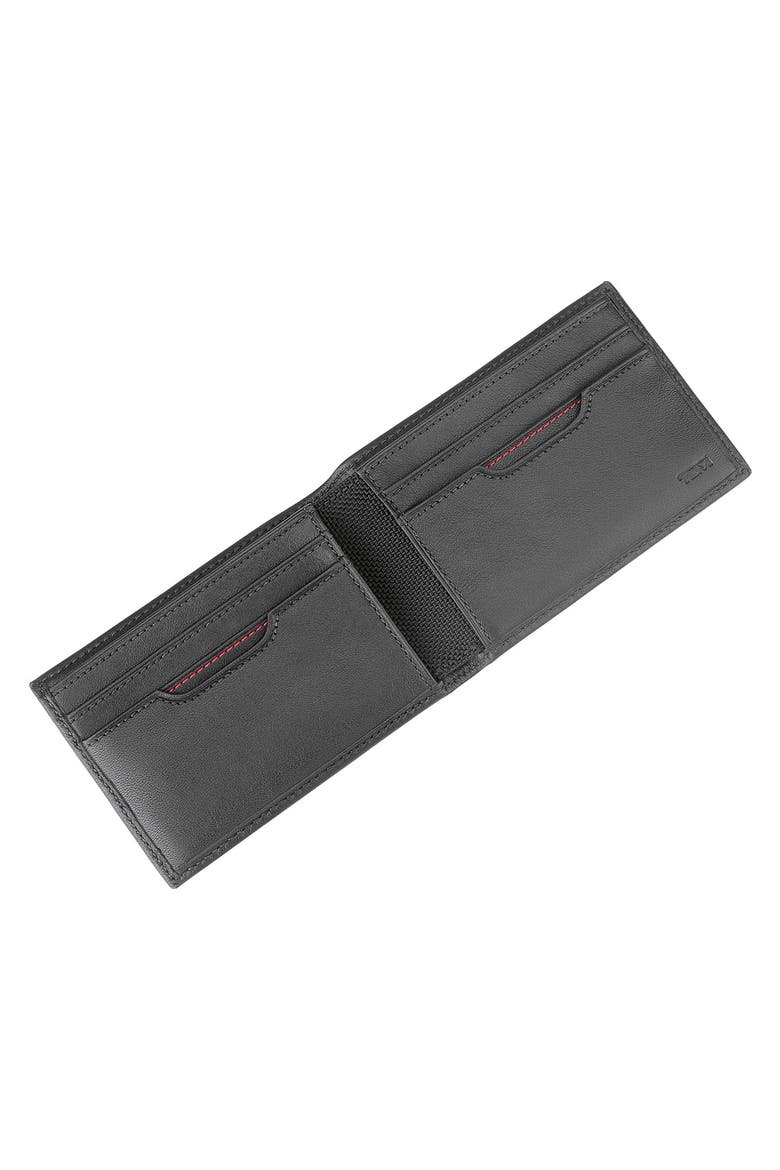 'Delta' Slim Single Billfold, Alternate, color, BLACK