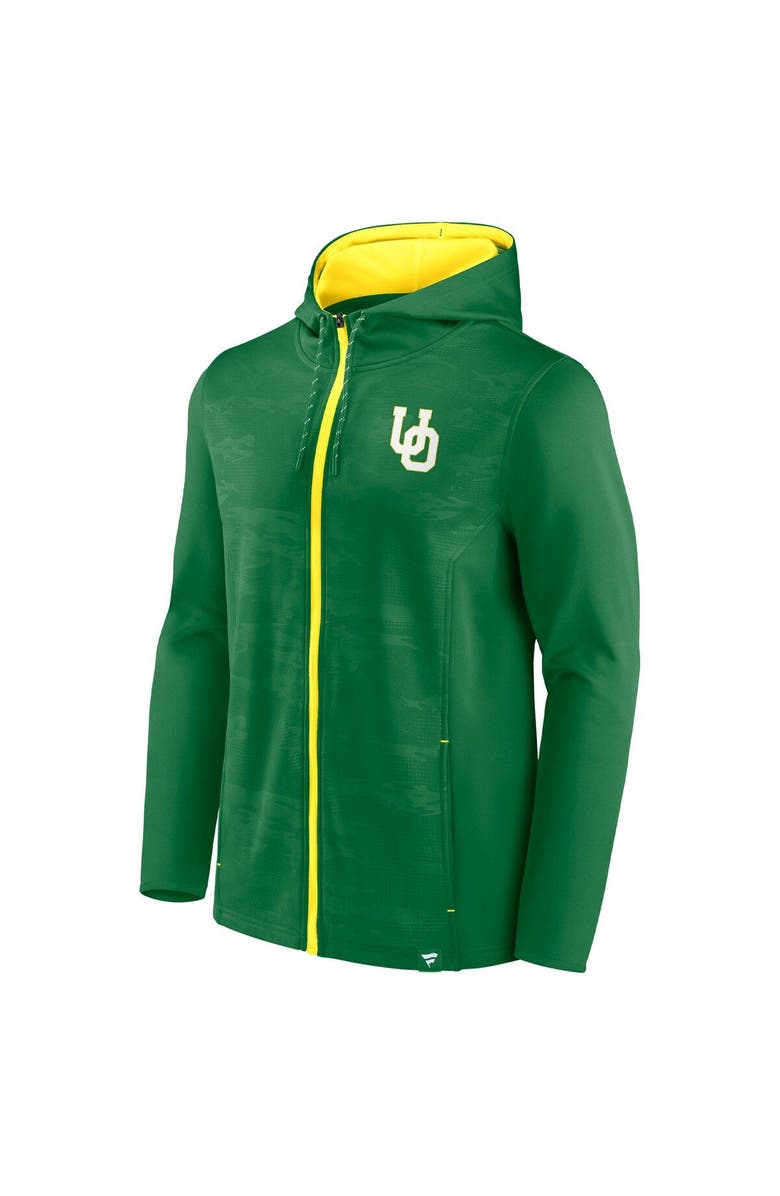 FANATICS Men's Fanatics Branded Green Oregon Ducks Ball Carrier Full-Zip Hoodie, Alternate, color,