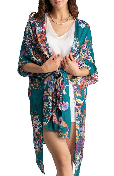 Floral Ruana