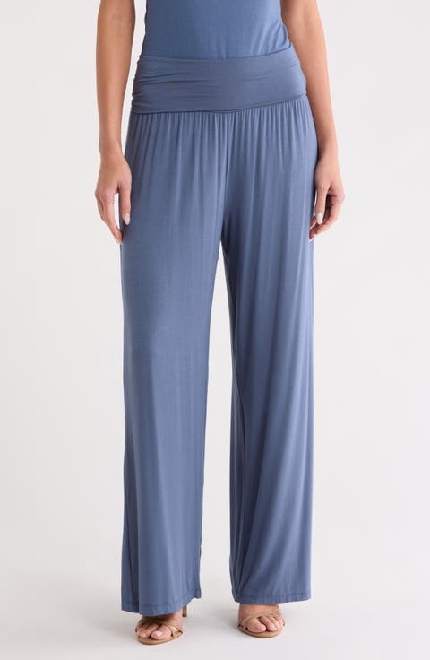 Folover Waist Jersey Pants