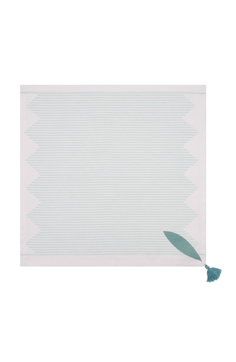 C&F Home Tassel and Stripes Fish Napkins Set of 6, Alternate, color, Blue