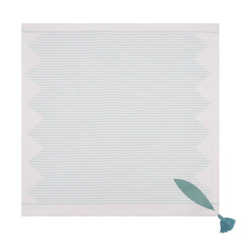 C & F Home C&f Home Tassel And Stripes Fish Napkins Set Of 6 In Blue