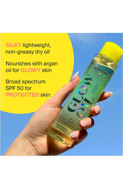Supergoop Glow Oil Spf 50 Body Oil Sunscreen Sunkissed Coconut !