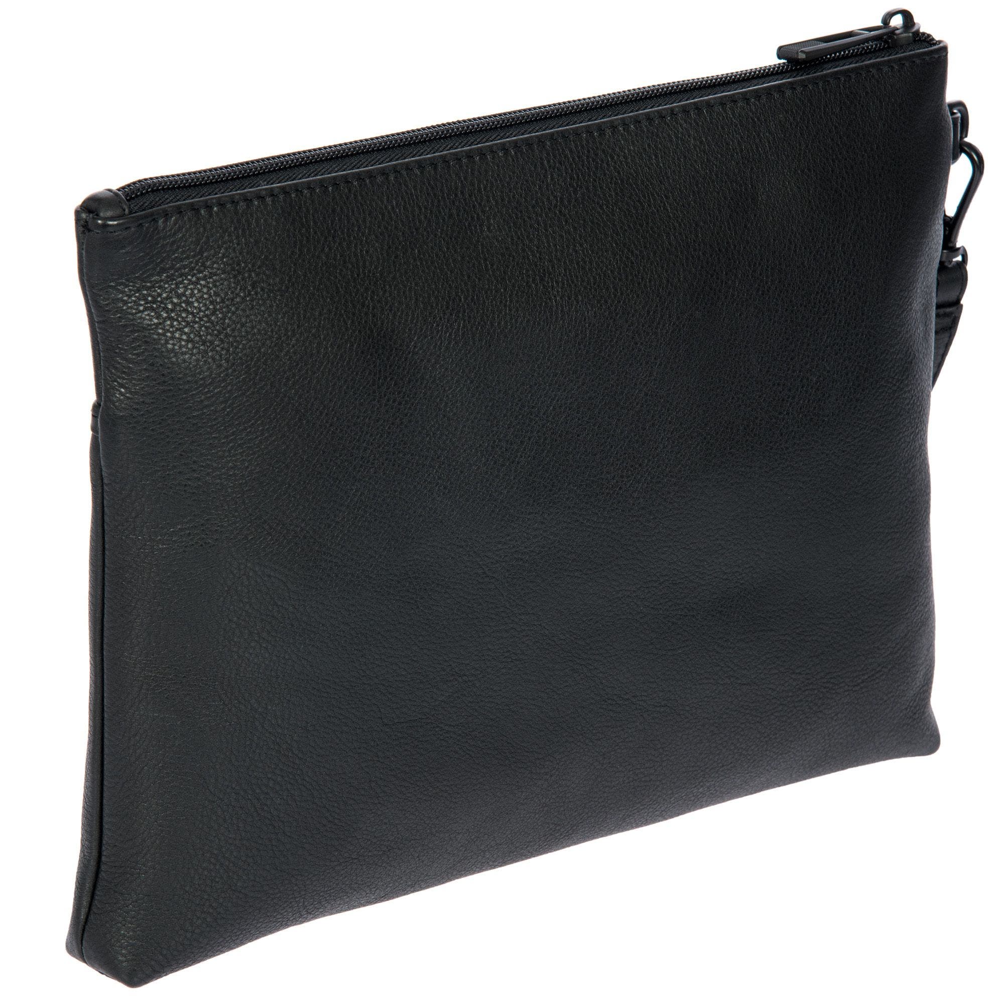 Porsche Design Roadster Leather EVO Clutch Bag, Alternate, color, Black