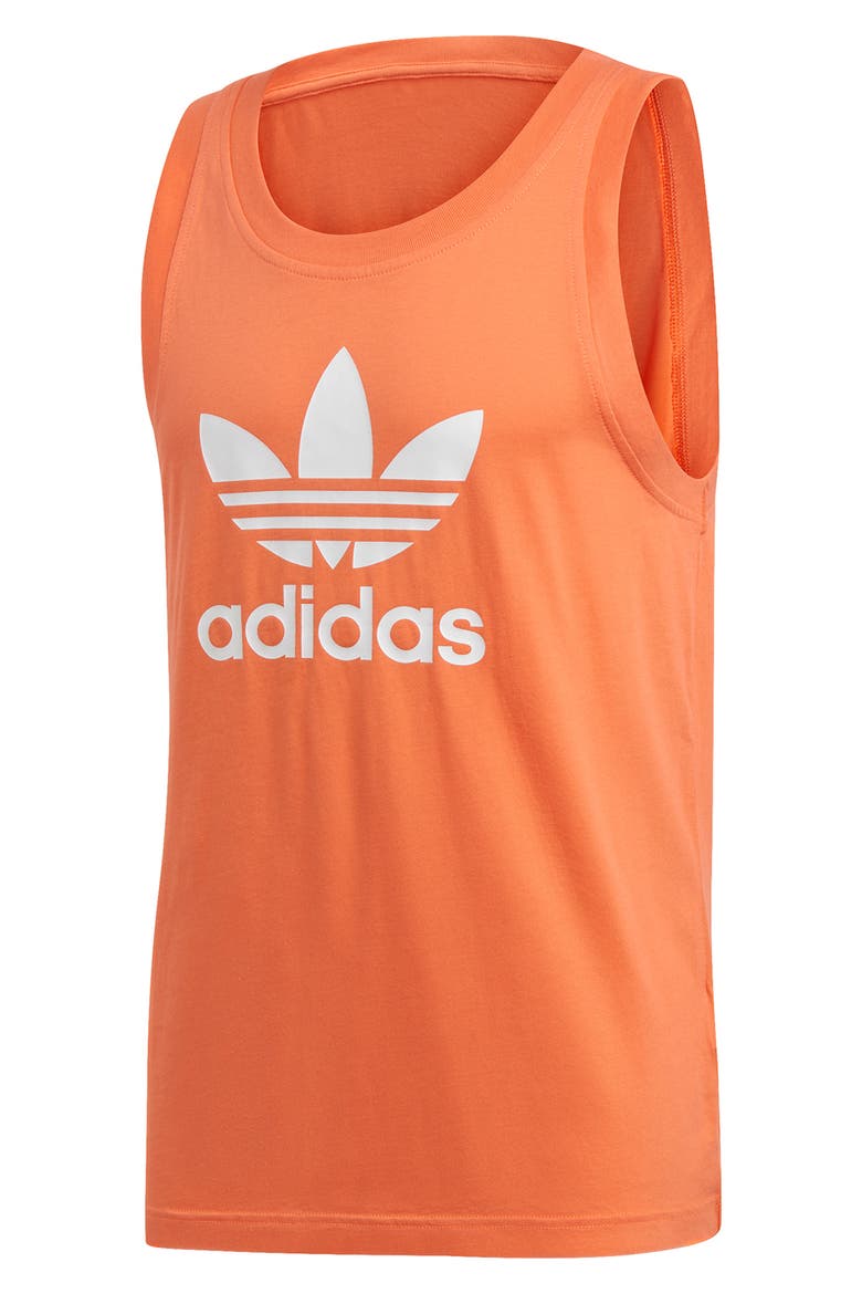 Trefoil Tank, Alternate, color, TRUE ORANGE