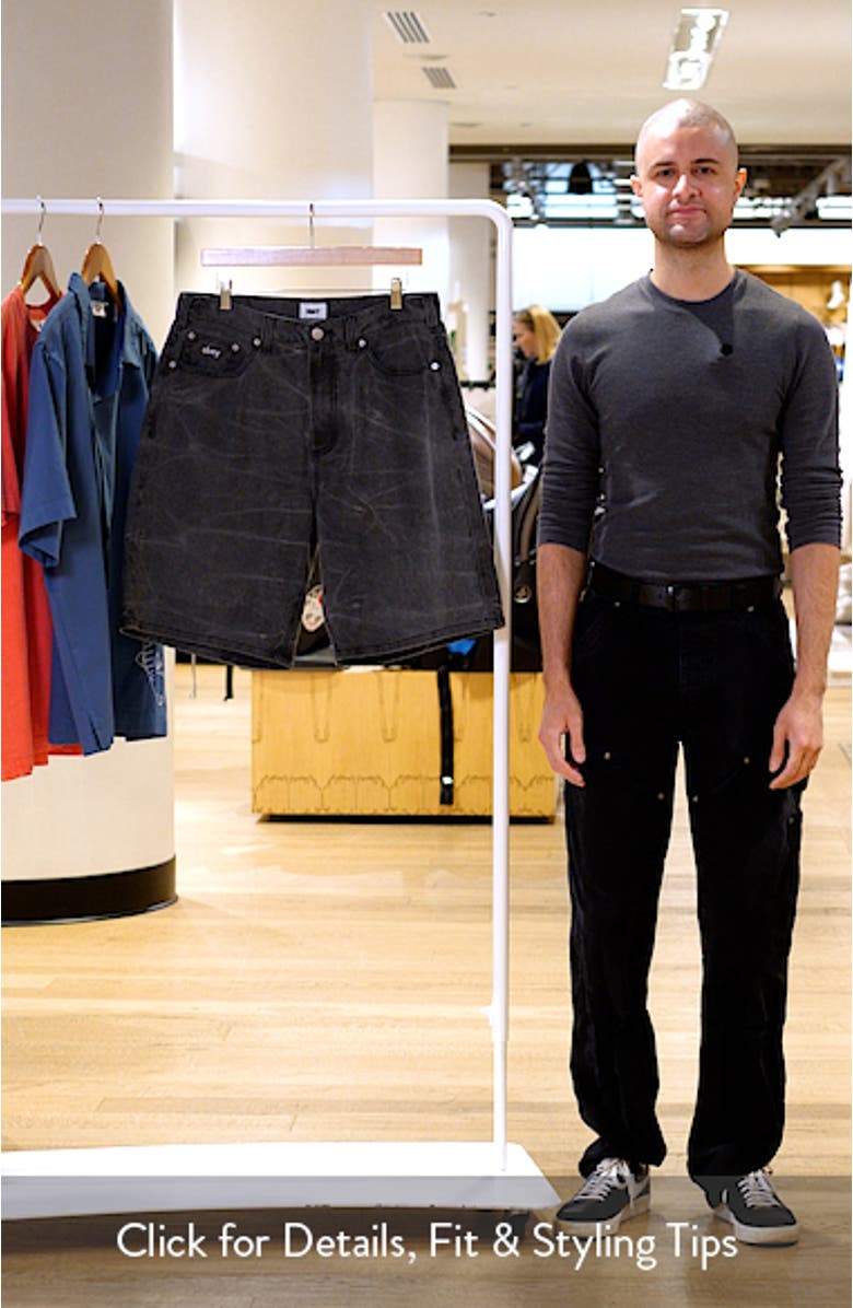Bigwig Baggy Denim Shorts, sales video thumbnail