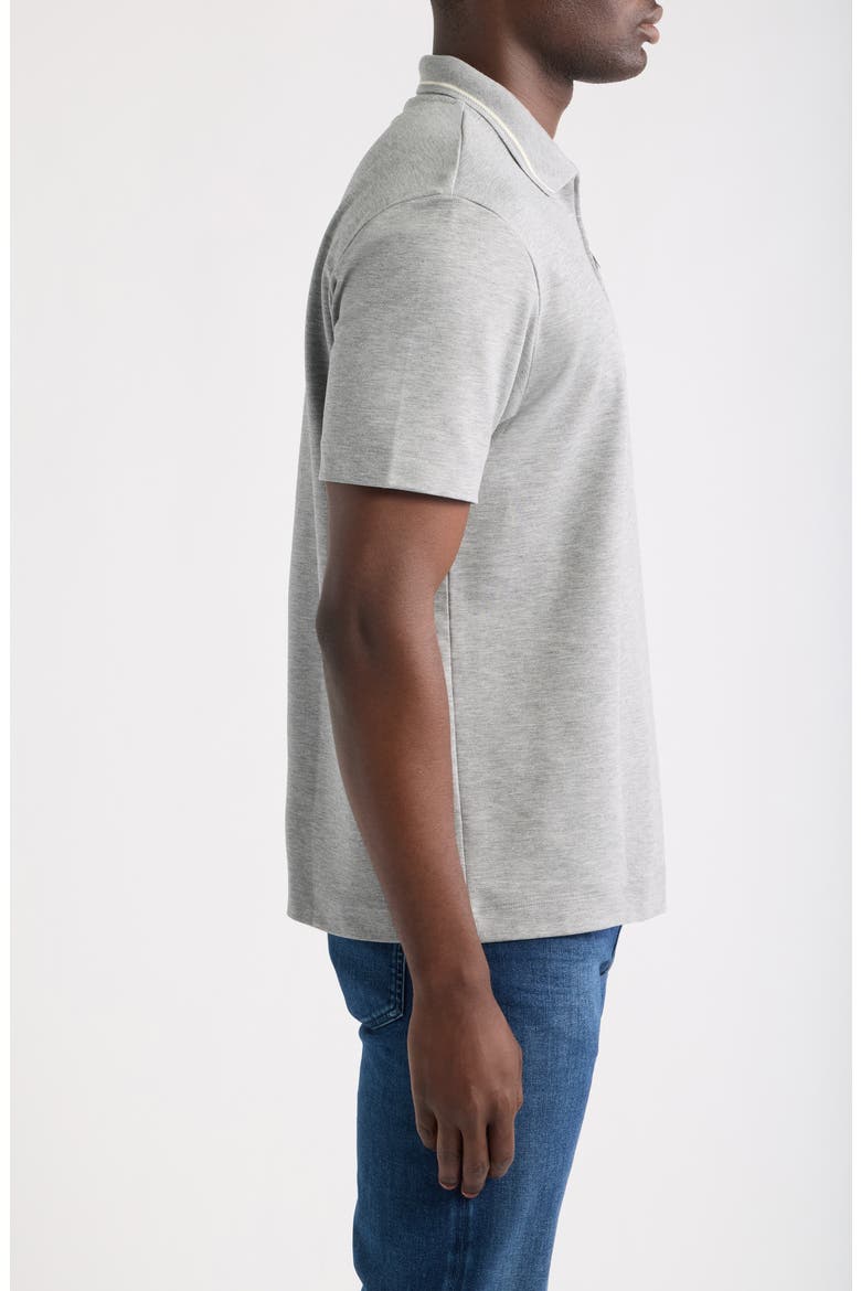 Piano Quarter Zip Polo, Alternate, color, OPEN GREY