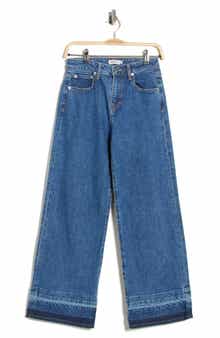 Simkhai Jude Mid Rise Crop Wide Leg Jeans