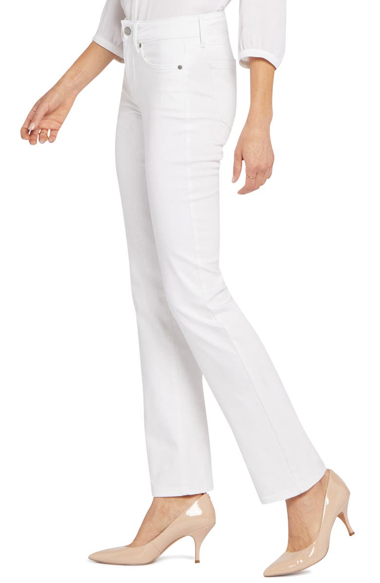 NYDJ Marilyn Straight Leg Jeans, Alternate, color, Optic White