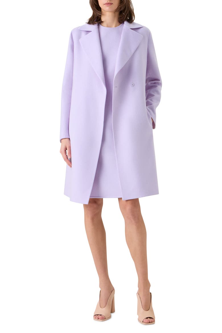 Bera Cashmere & Silk Coat, Main, color, MALVA