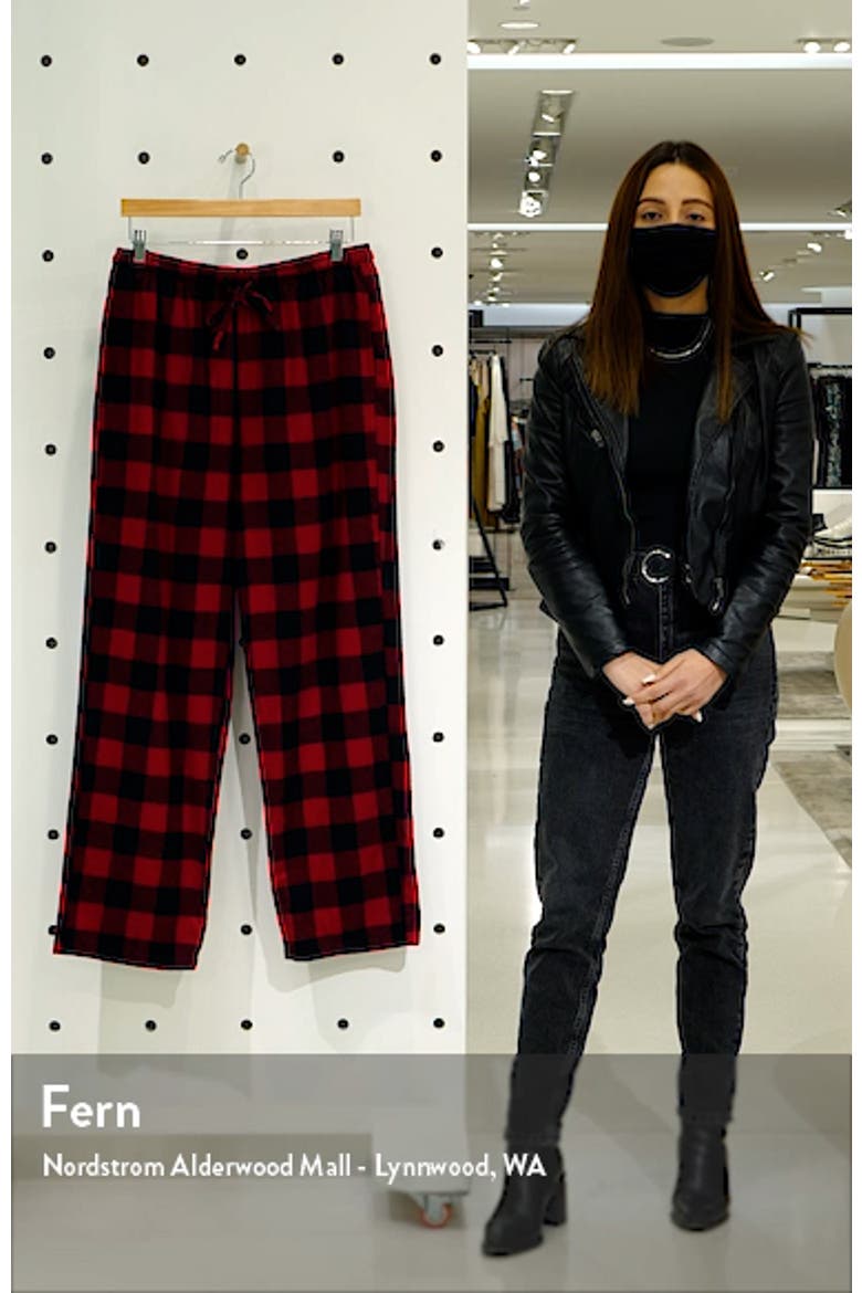 Men's Scotch Plaid Flannel Pajama Pants video