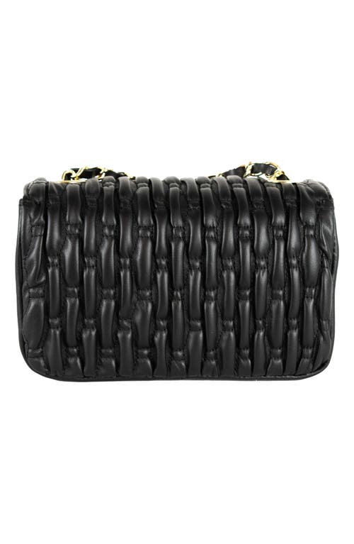 Persaman New York Quilted Crossbody Bag In Black