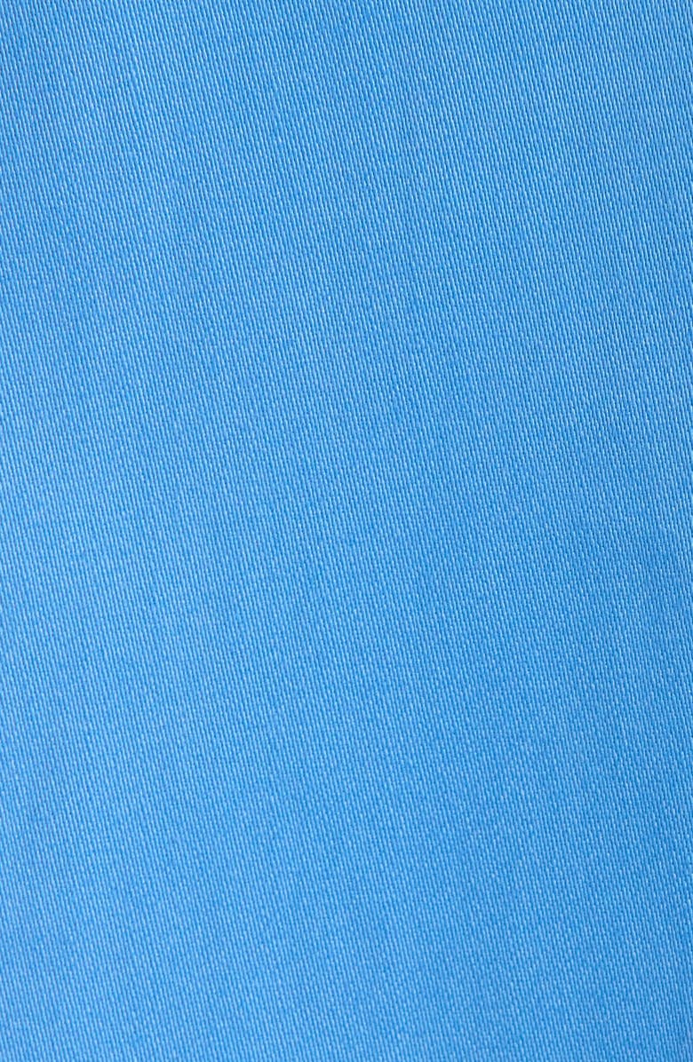 Anne Klein Grommet Detail Belted Stretch Cotton Shirtdress, Alternate, color, Seaport