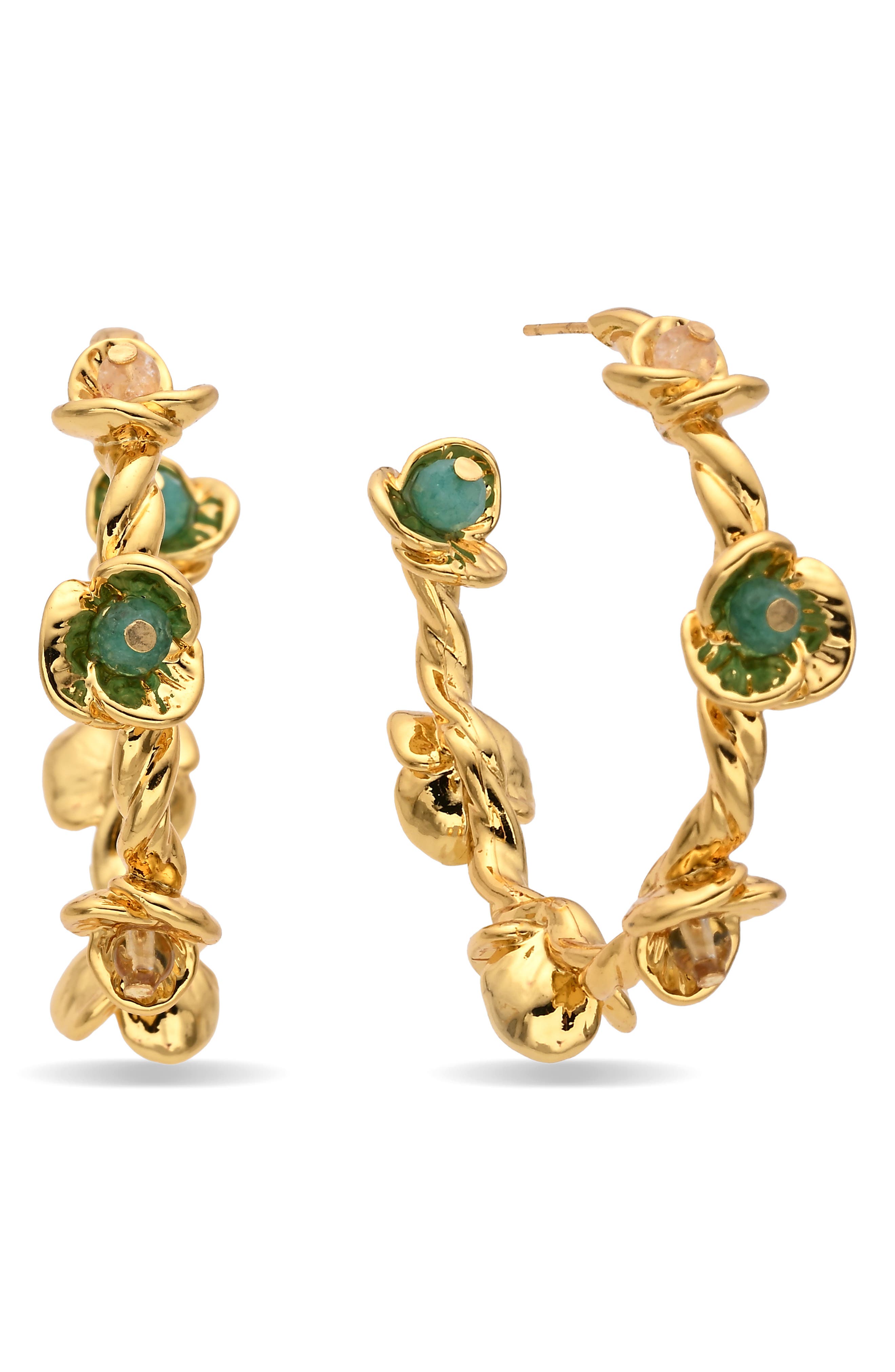 Caterina Twist Hoop Earrings