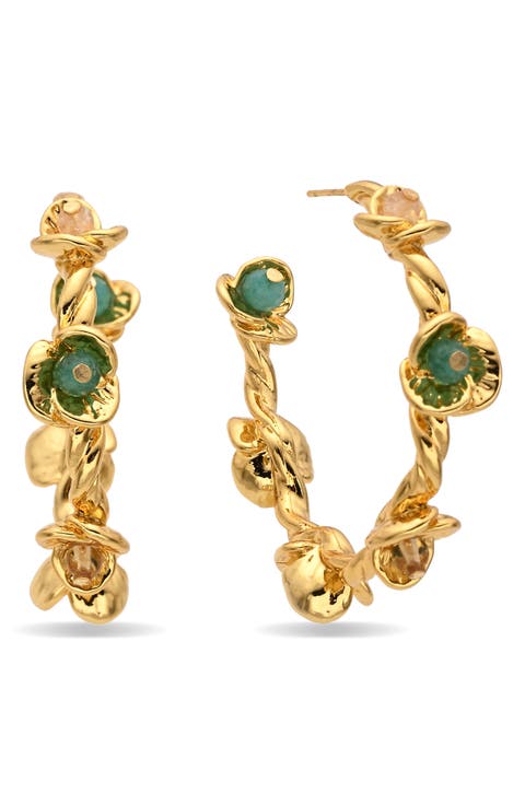 Caterina Twist Hoop Earrings