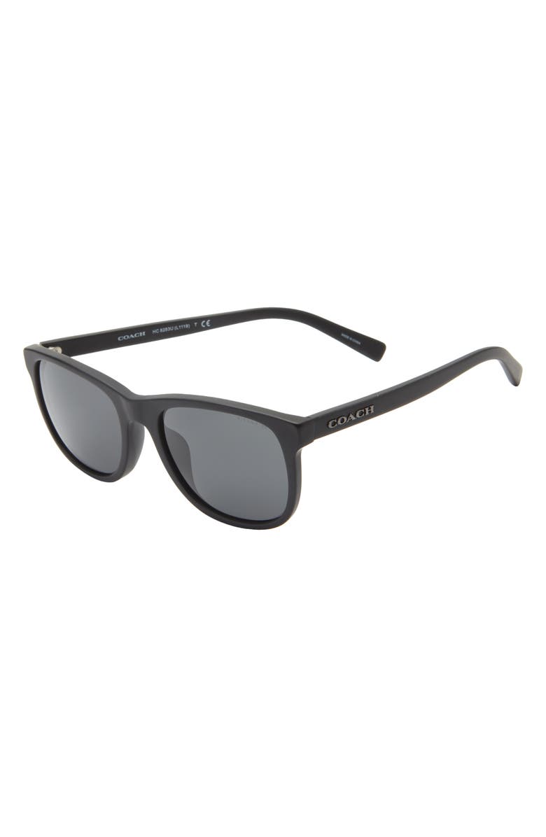 COACH 55mm Round Sunglasses, Alternate, color,