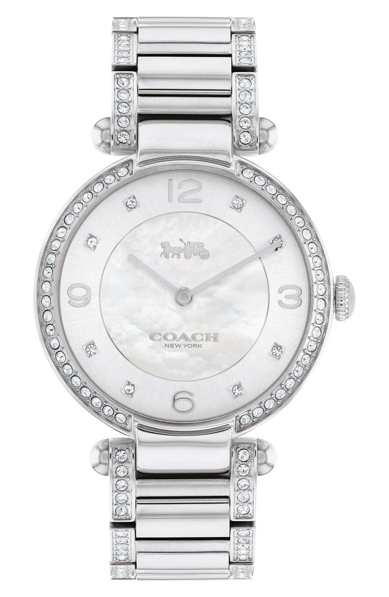 COACH Cary Bracelet Watch, 34mm, Main, color,