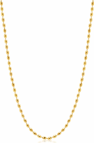 Nialaya Gold Beaded Chain Necklace