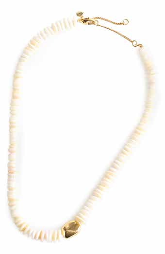 Puka Shell Bead Necklace