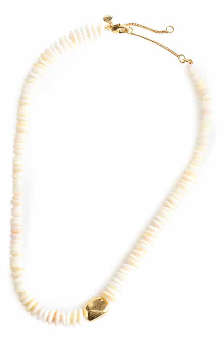 Puka Shell Bead Necklace