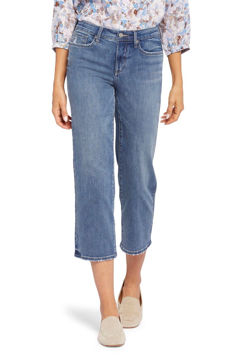 NYDJ Piper Cool Embrace<sup>®</sup> Relaxed Crop Straight Leg Jeans, Main, color, Romance