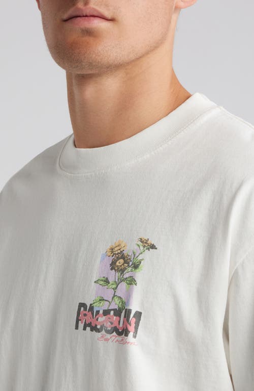 Pacsun Bud To Boom Graphic T-shirt In White