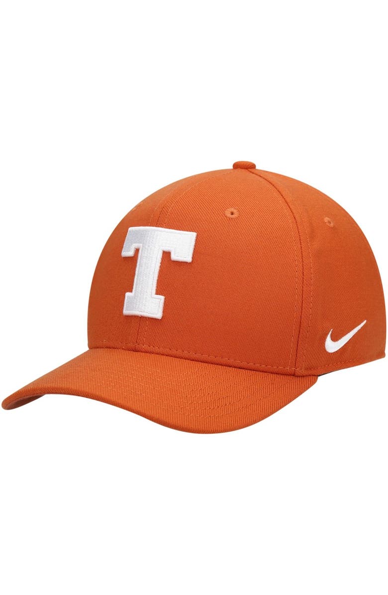 Nike Men's Nike Texas Orange Texas Longhorns Alternate Classic Logo 99 Swoosh Performance Flex Hat, Main, color, 