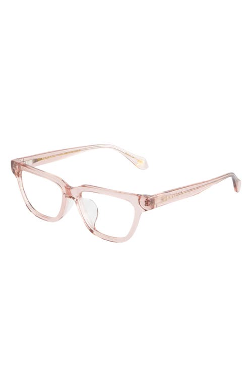 Mohala Eyewear Noelani 53mm Low Nose Bridge Wide Width Cat Eye Optical Glasses In Purple
