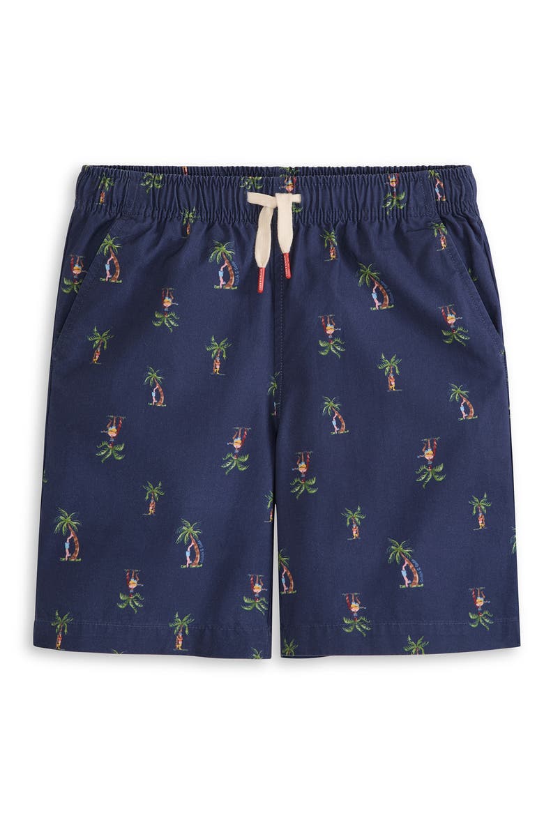 Scotch & Soda Kids' Half Panama Shorts, Main, color, Blue Depths