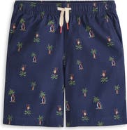 Scotch & Soda Kids' Half Panama Shorts