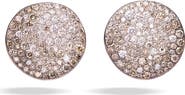 Pomellato Sabbia Diamond Pavé Stud Earrings
