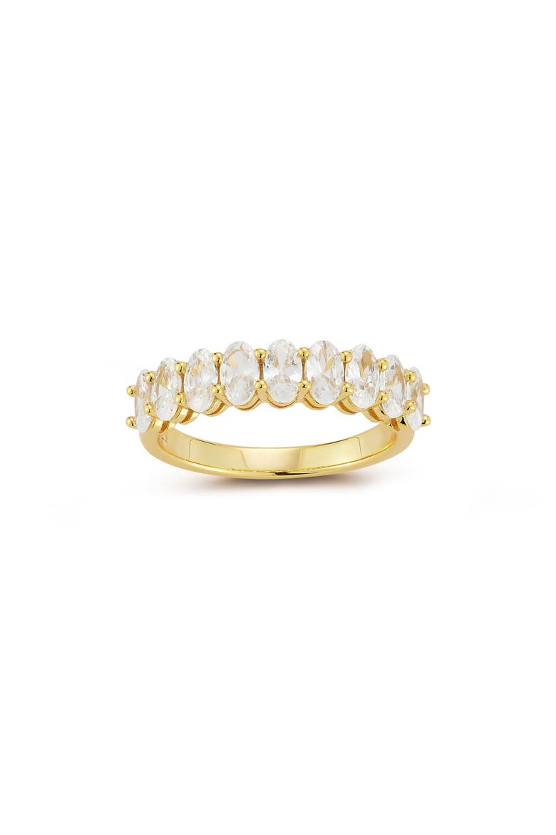 Oval Cubic Zirconia Ring, Main, color, GOLD