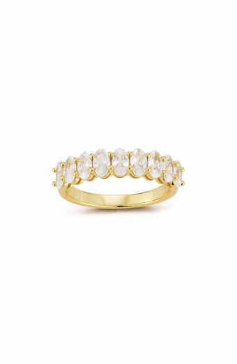 Oval Cubic Zirconia Ring