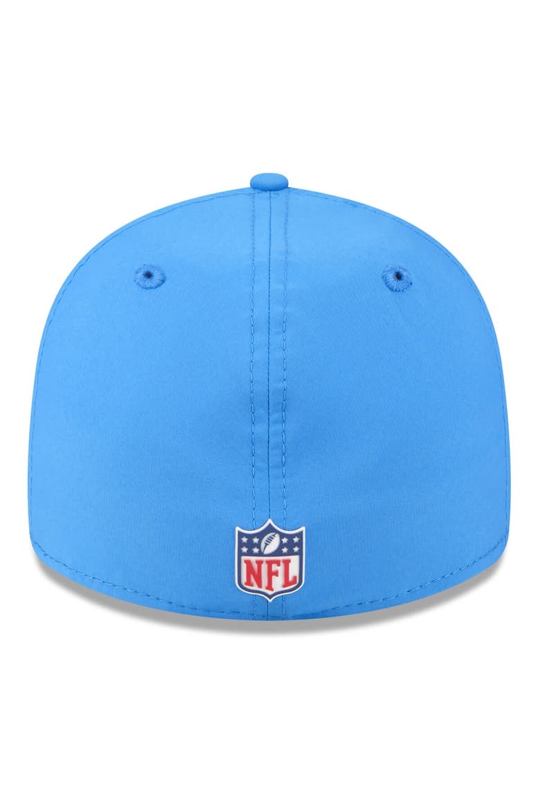 Men's New Era Blue Detroit Lions 2025 Sideline  Retro Crown 59FIFTY Fitted Hat, Alternate, color, Blue