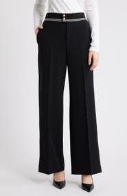 FRAME Prim Contrast Piping Pants