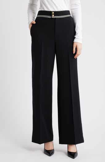 Prim Contrast Piping Pants
