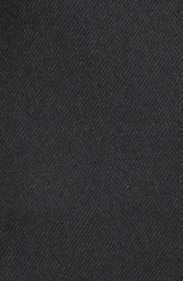 Alice + Olivia Mya Pleated Blazer Dress, Alternate, color, Black