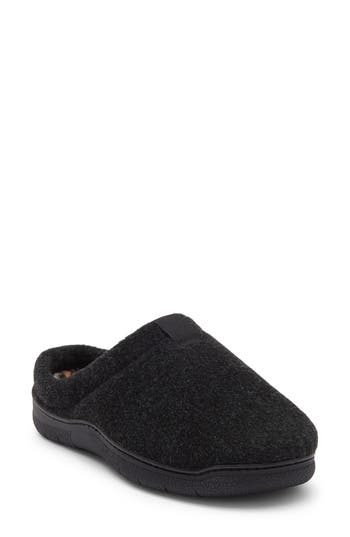 Abound Samson Faux Shearling Lined Clog Slipper In Dark Grey Heather