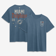 FANATICS Men's Fanatics Blue Miami Dolphins Washed Americana T-Shirt